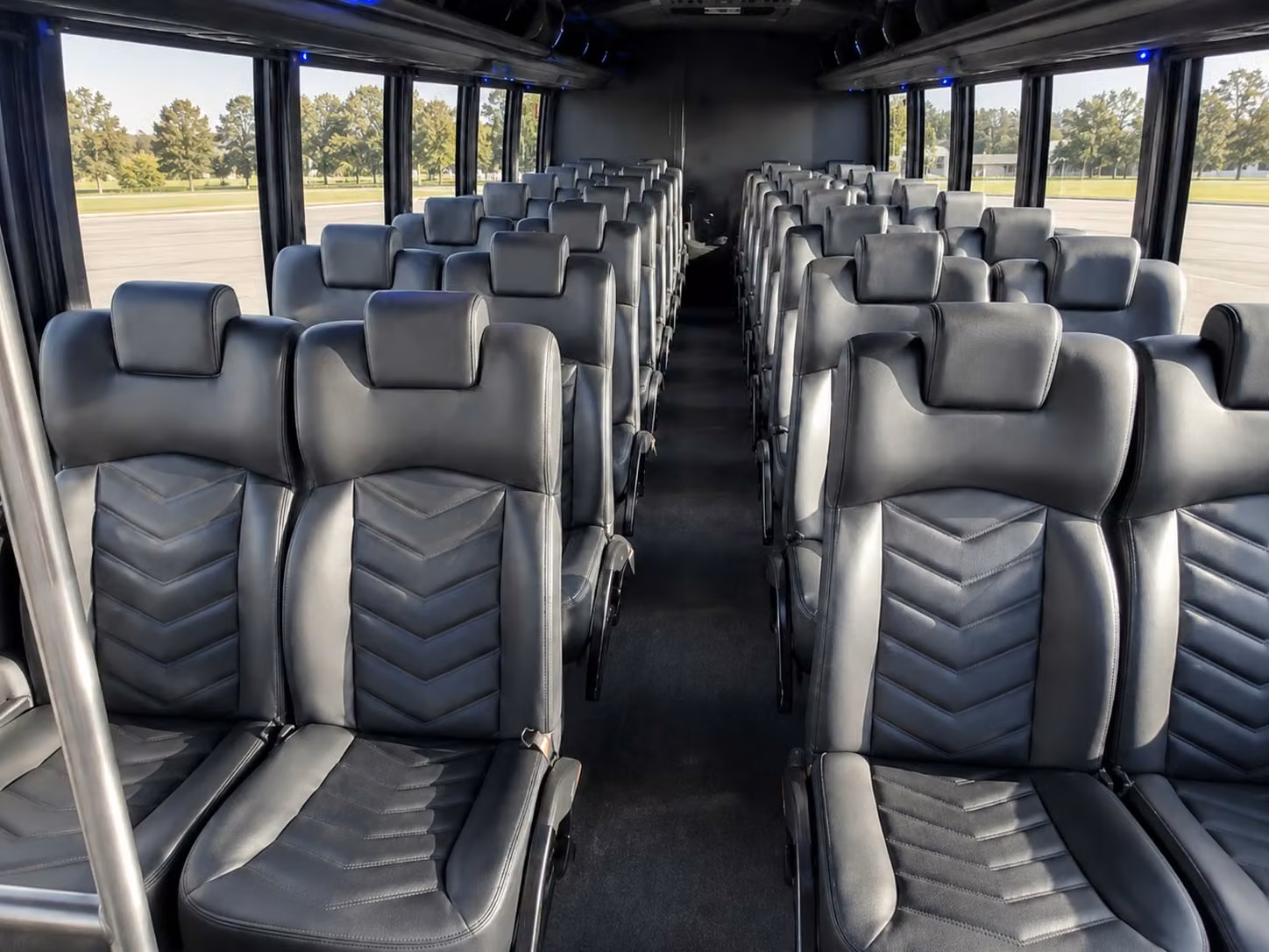 18 passenger minibus interior