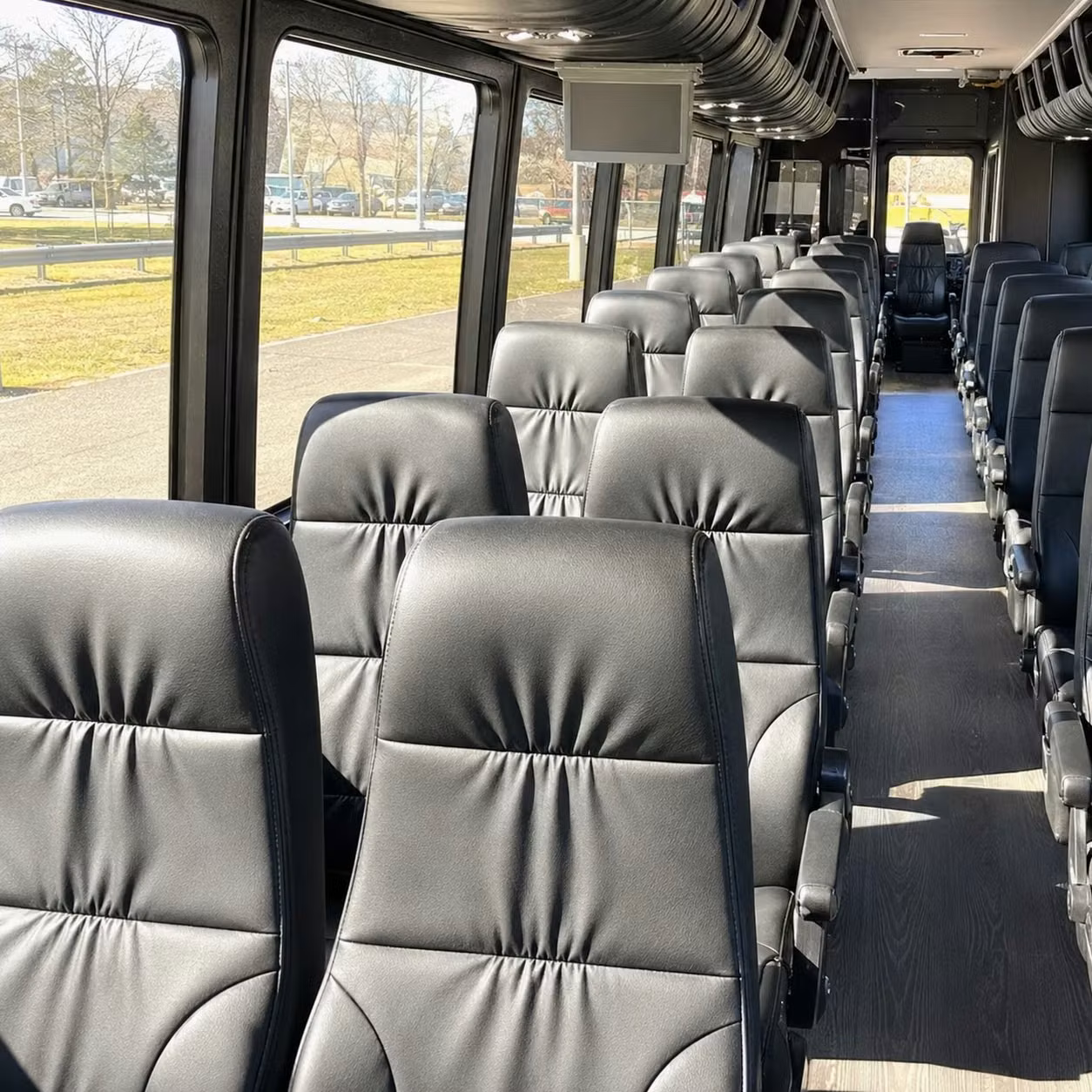 28 passenger minibus inside