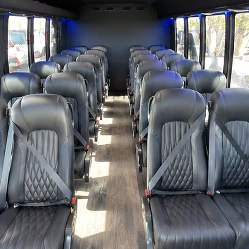 30 passenger minibus interior