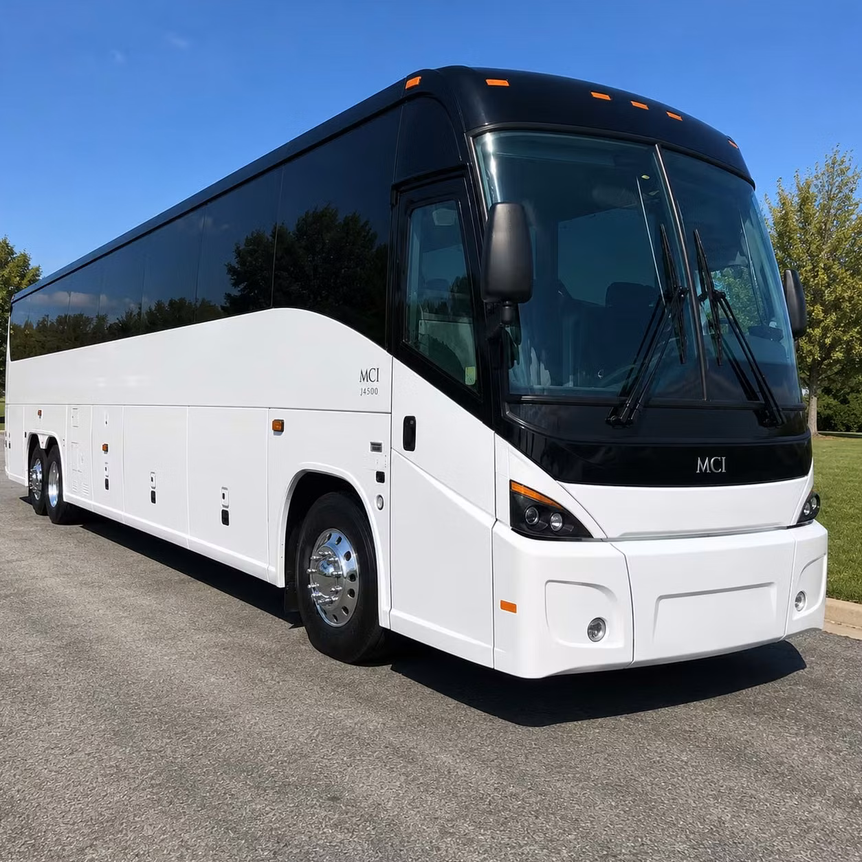 56 passenger charter bus