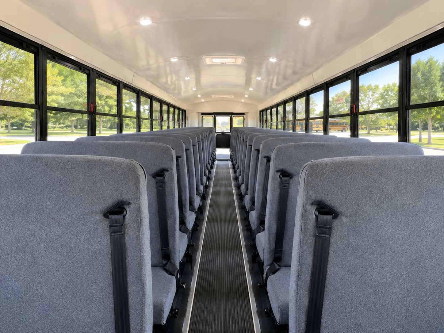 school bus interior