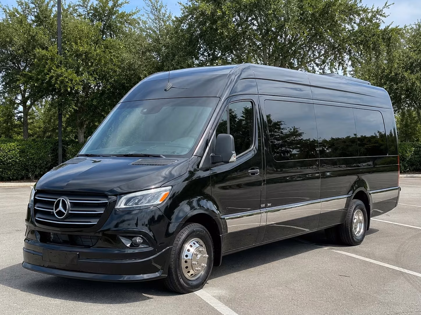 sprinter van with driver