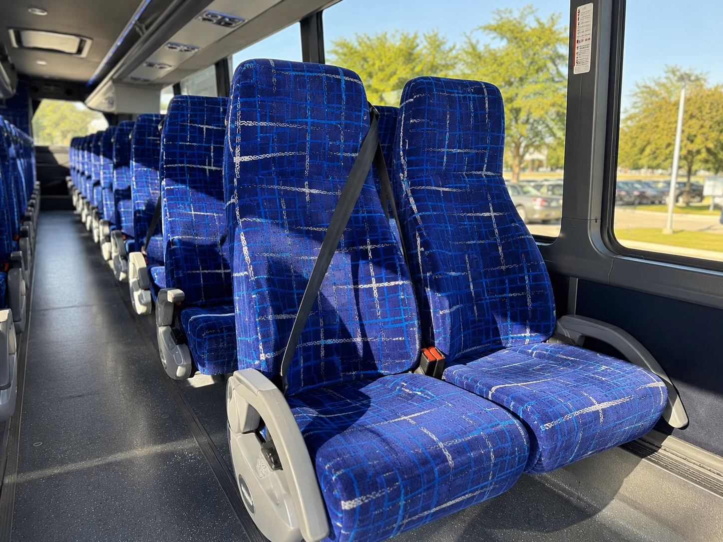 west covina charter bus interior